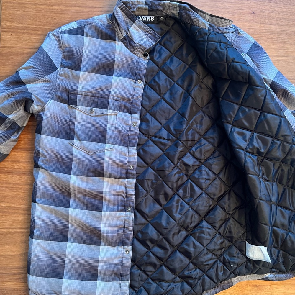 Plaid Button-Up Jacket - Picture 2 of 2